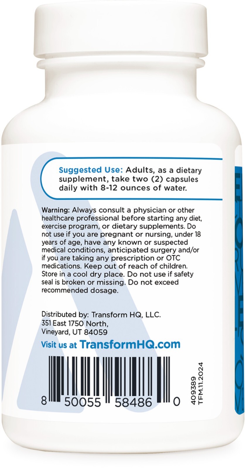 TransfromHQ Longevity Skin Support (28 Servings) – 56 Capsules