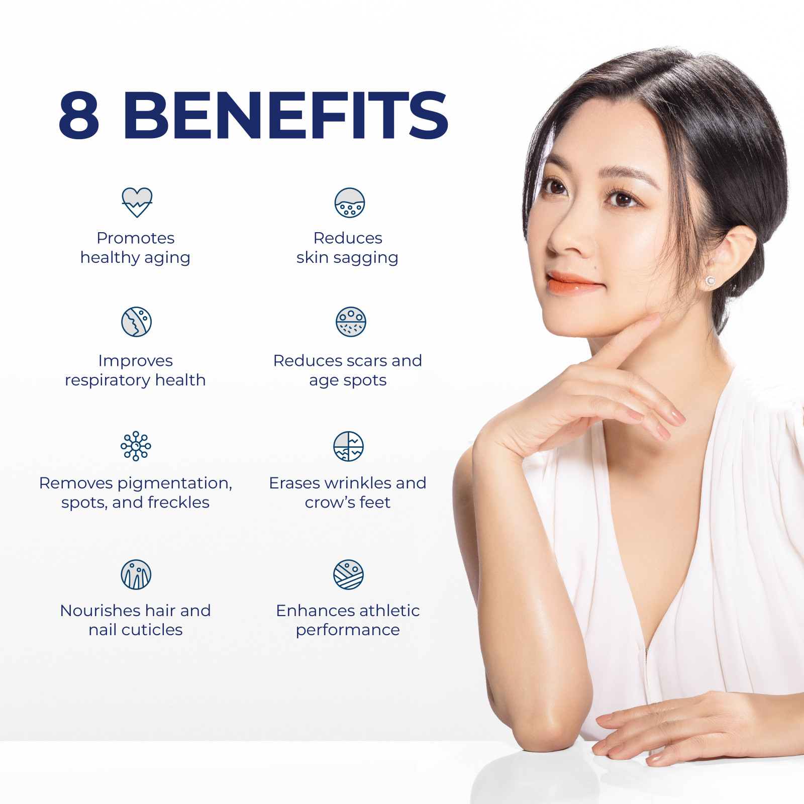 FINE JAPAN Liquid Collagen Supplement with Swallows Nest Best Collagen [3 Boxes]