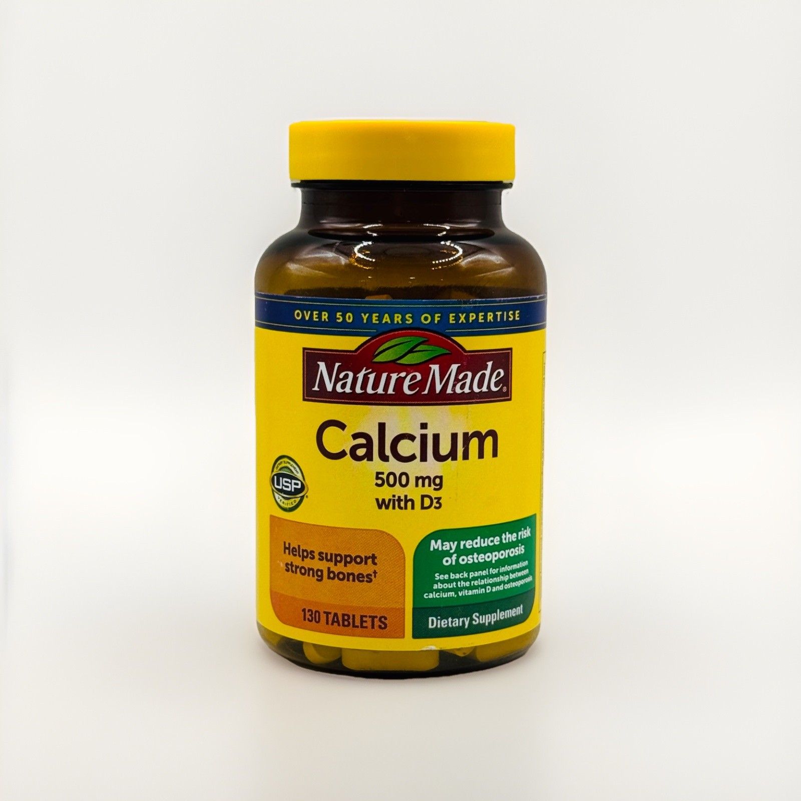 Nature Made Calcium with D3, 130 Tablets Ex 01/2028