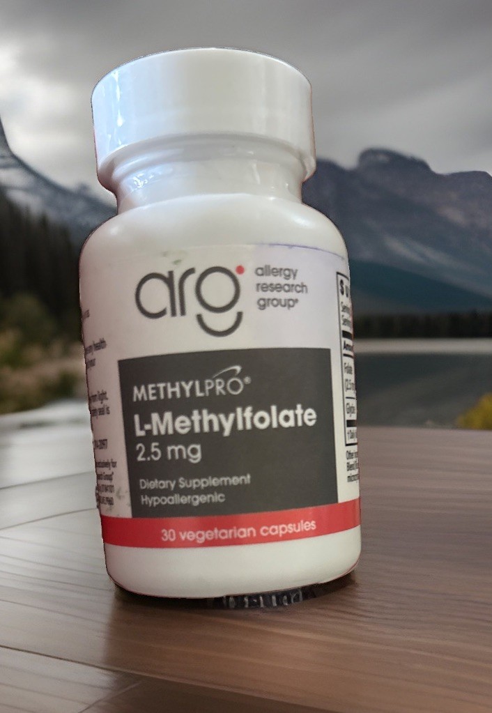 MethylPro 2.5mg L-Methylfolate (30 Vegetarian Capsules) Allergy Research Group