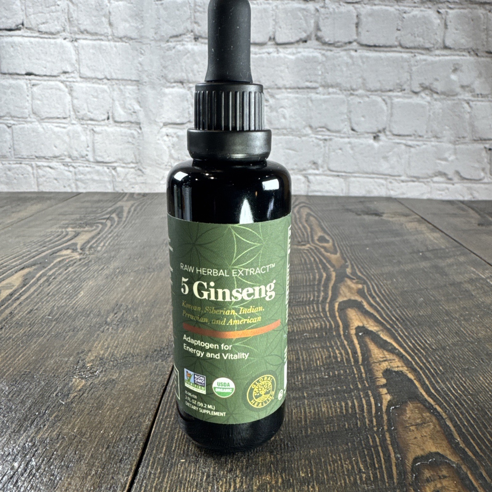 Global Healing 5 Ginseng 2 FL OZ Energy & Vitality