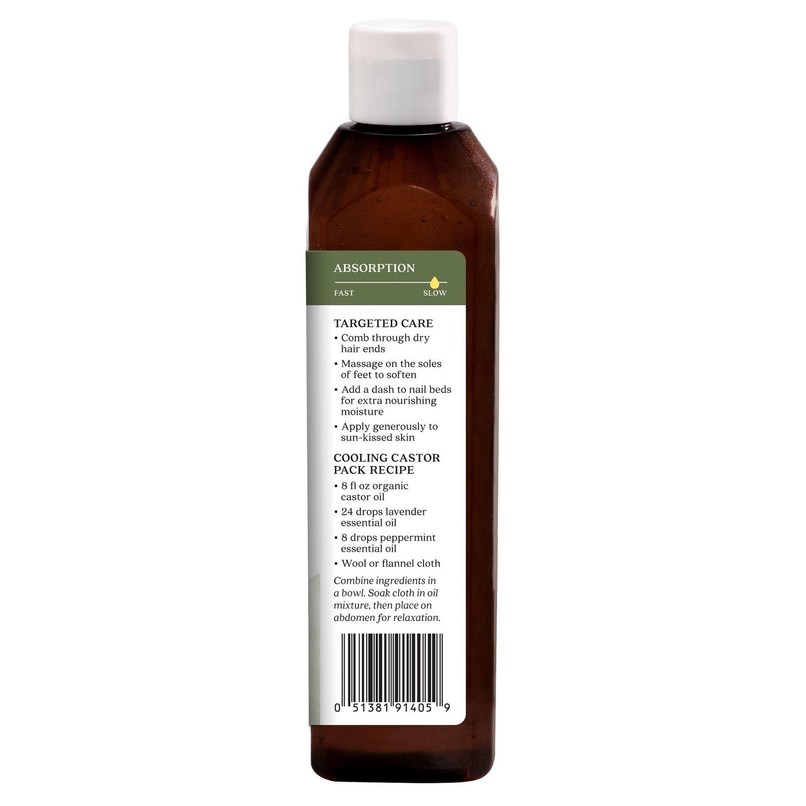 Aura Cacia Organic Castor Oil, 16 fl. oz., Skin Care, Hair Care, Ma… Fast Ship