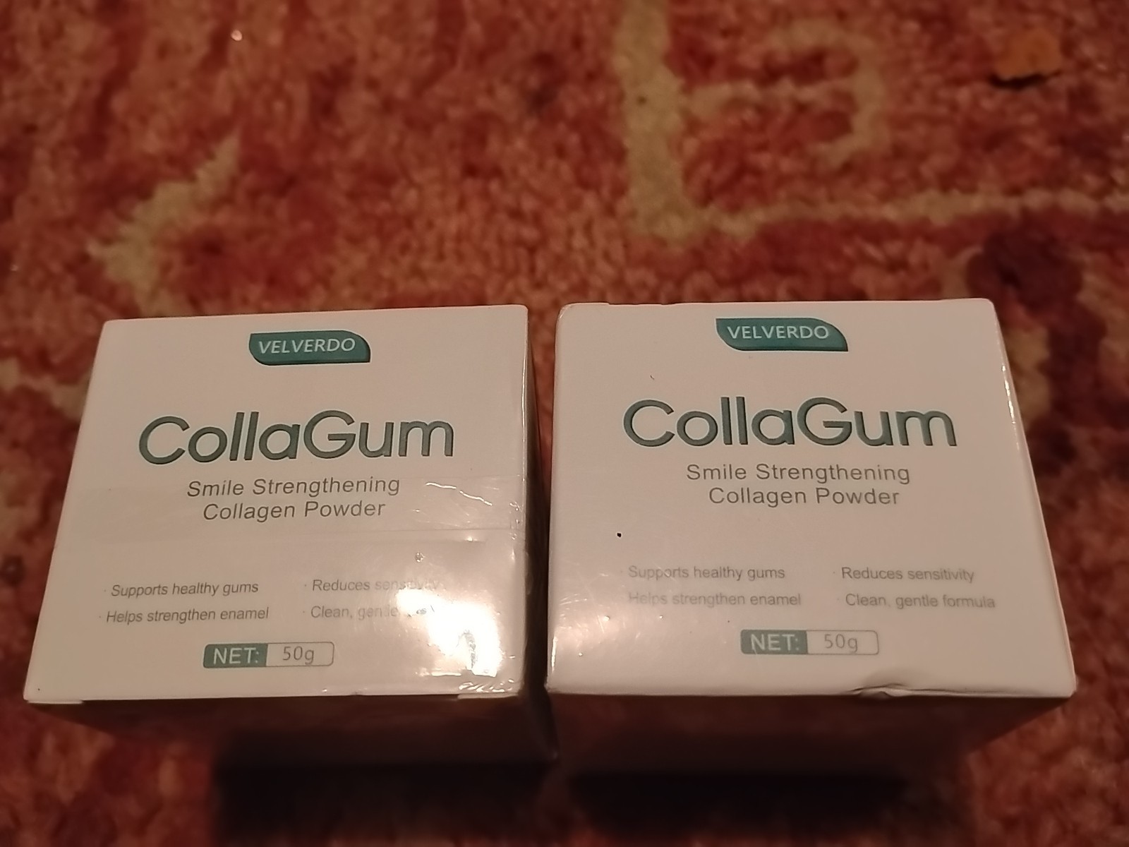 Collagum Collagen Tooth Powder Hydroxyapatite Gum Care Strengthen – 2PCS (50g)