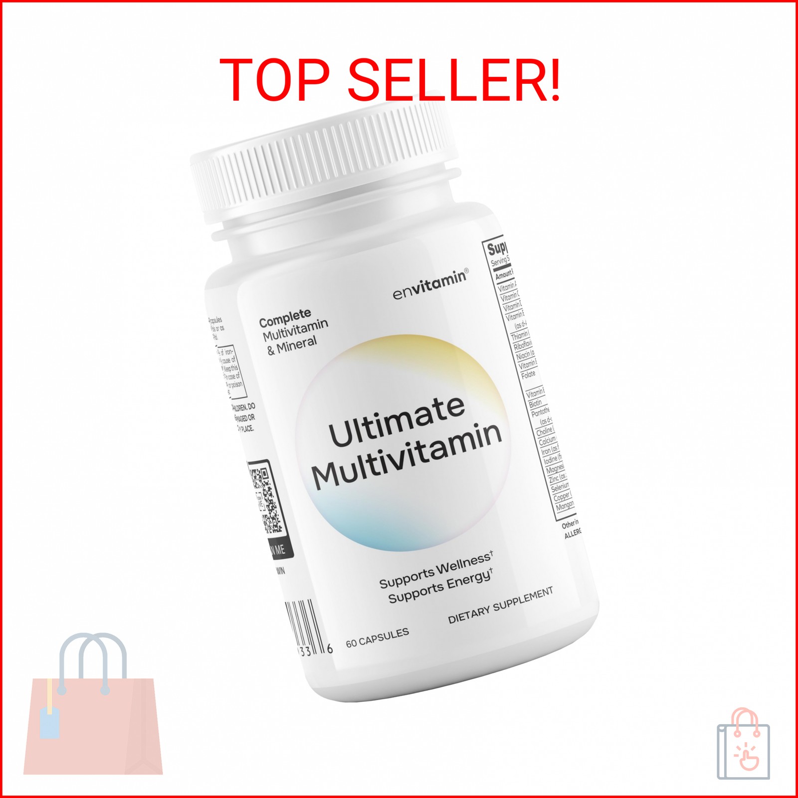 envitamin Ultimate Multivitamin Multimineral and Superfood with 42 Fruit and Veg