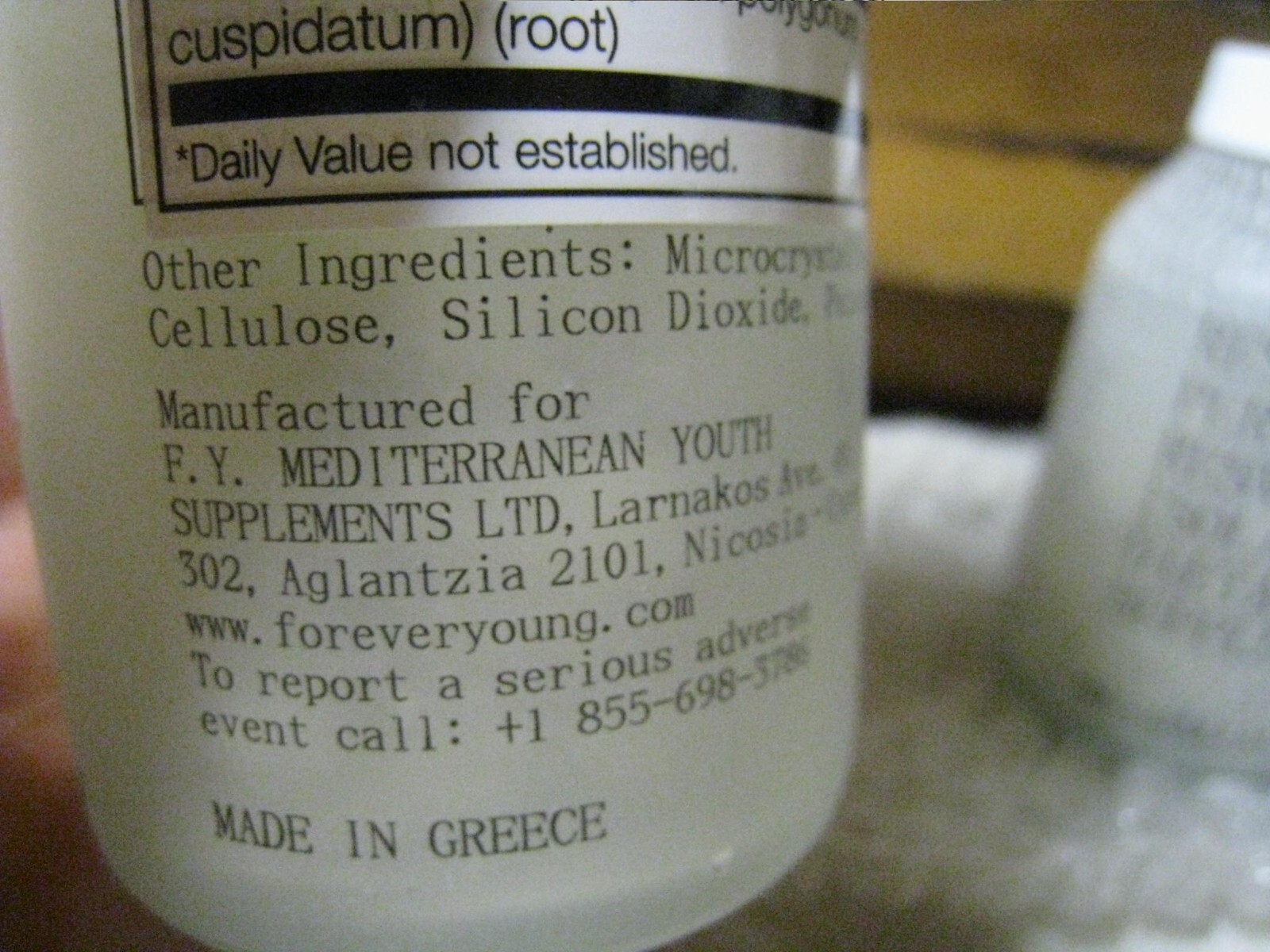 2x Resveratrol Isolate dietary supplement 120 caps Forever Young 07/2025 Two/Day