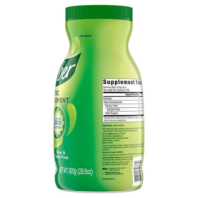 Benefiber Daily Prebiotic Fiber Supplement Powder, Unflavored, 28.9 oz.