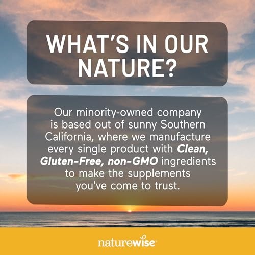 NatureWise Vitamin D3 5000iu (125 mcg) 1 Year 360 Count (Pack of 1), Yellow