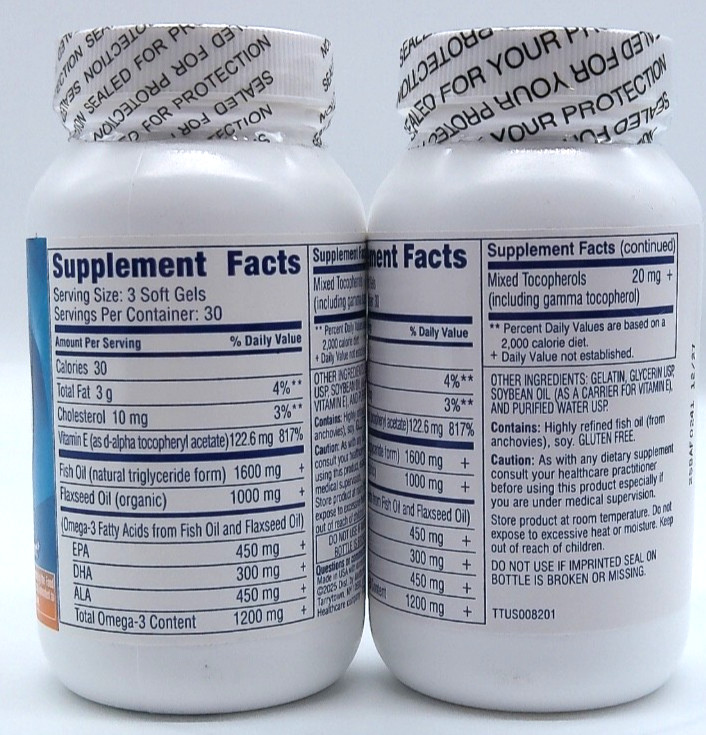 2PK- Thera Tears, 180 Total Soft Gels, Exp. 3/27 +