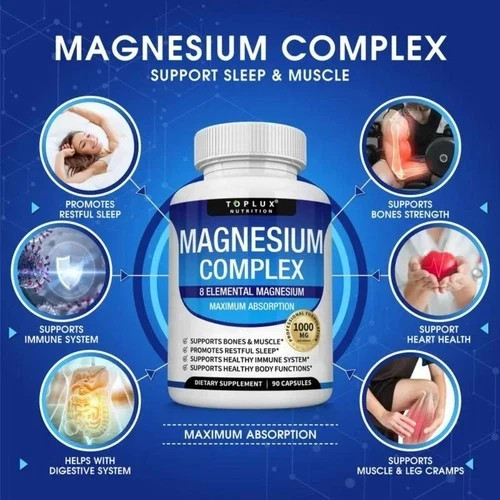 Magnesium Complex 8 Essential Magnesium Supplement Fitness Edible IMMUNITY