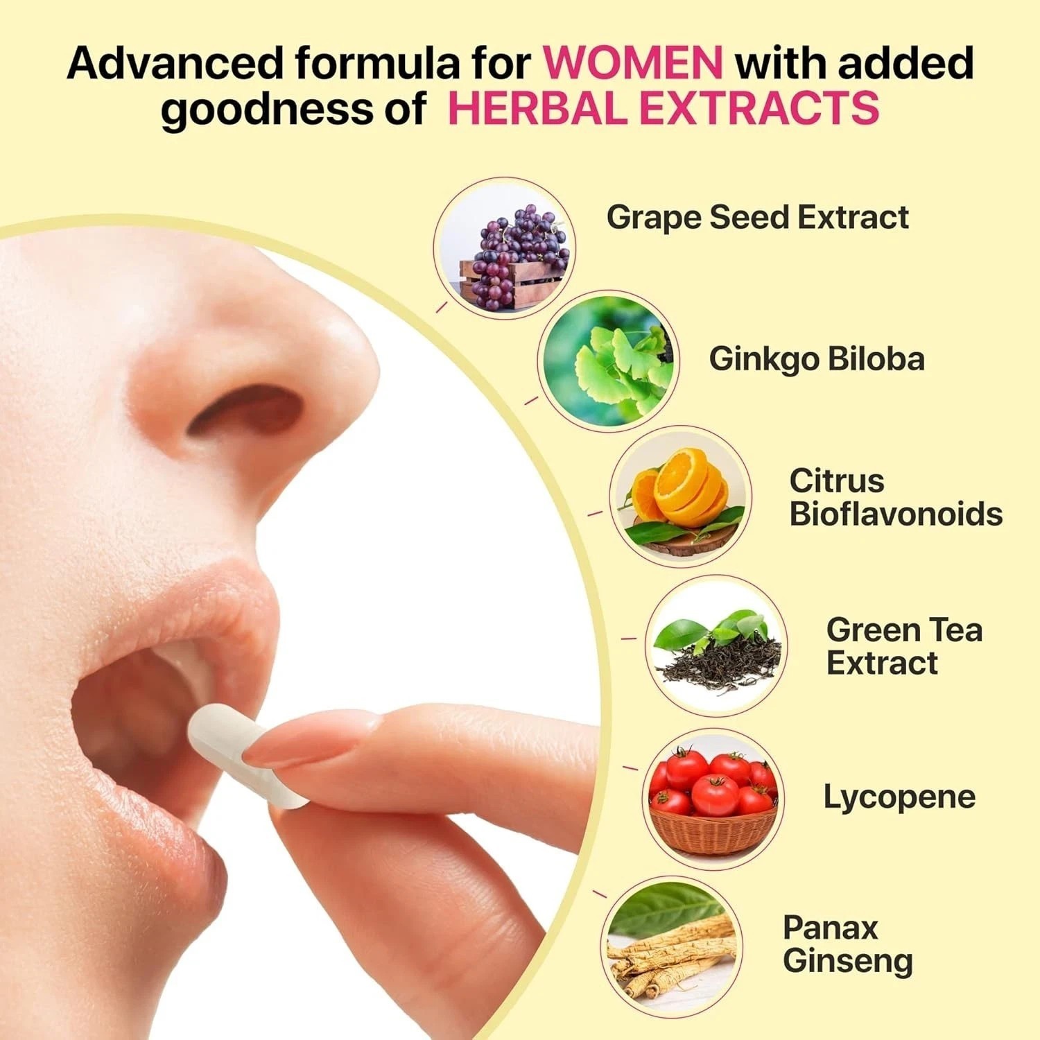 Nature’s Island Multivitamin For Women, (60 Capsules) – 100% RDA of all Vitamins