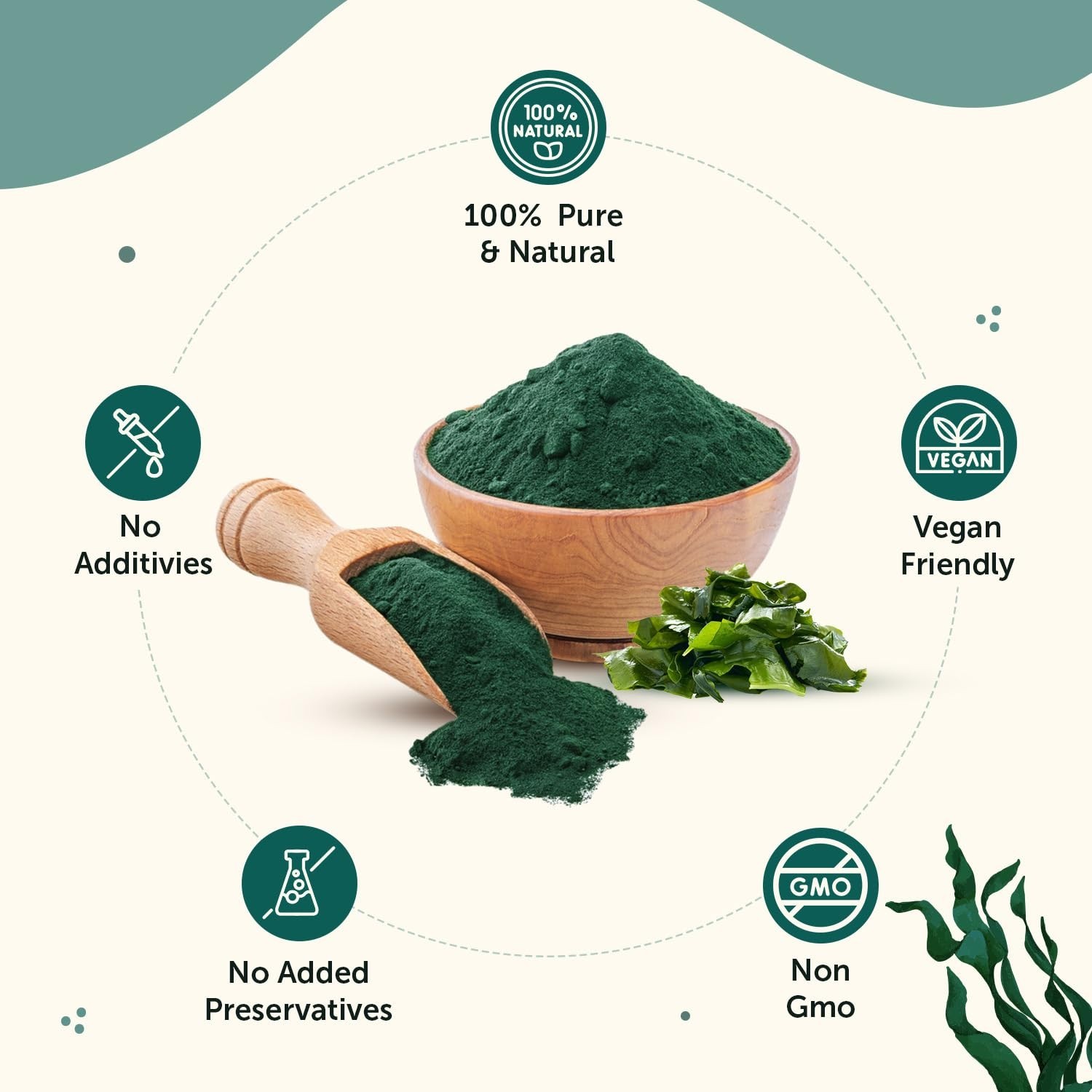 Spirulina Powder 100% Pure & Natural 100 gm