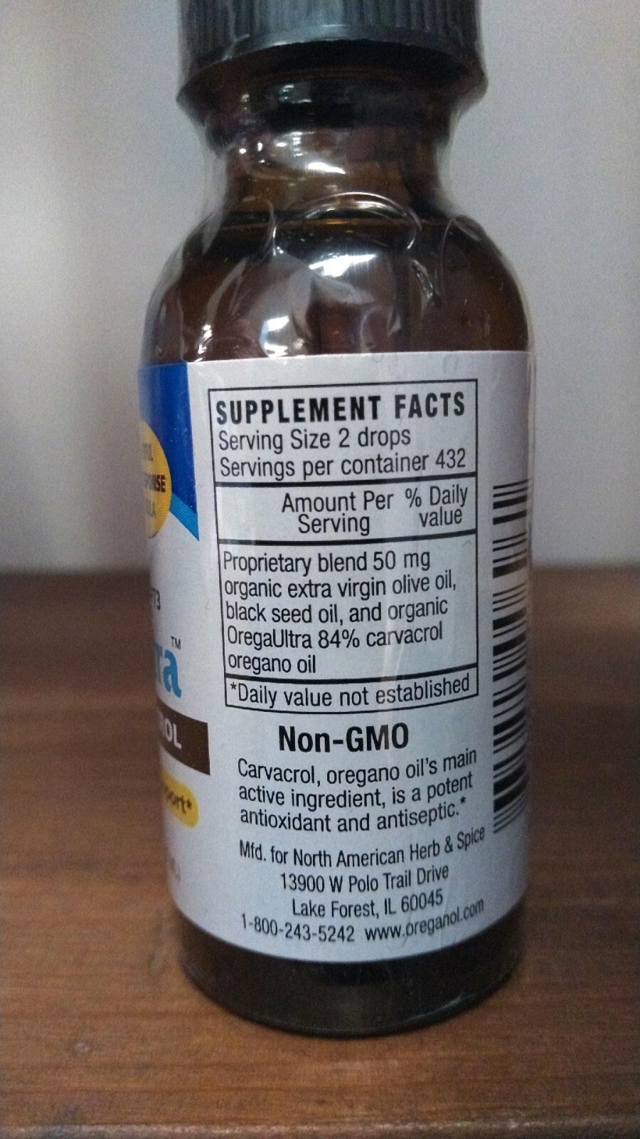 Oreganol P73 Oil of Oreganol OregaUltra 1oz 84% Carvacrol Strongest Oregano Oil