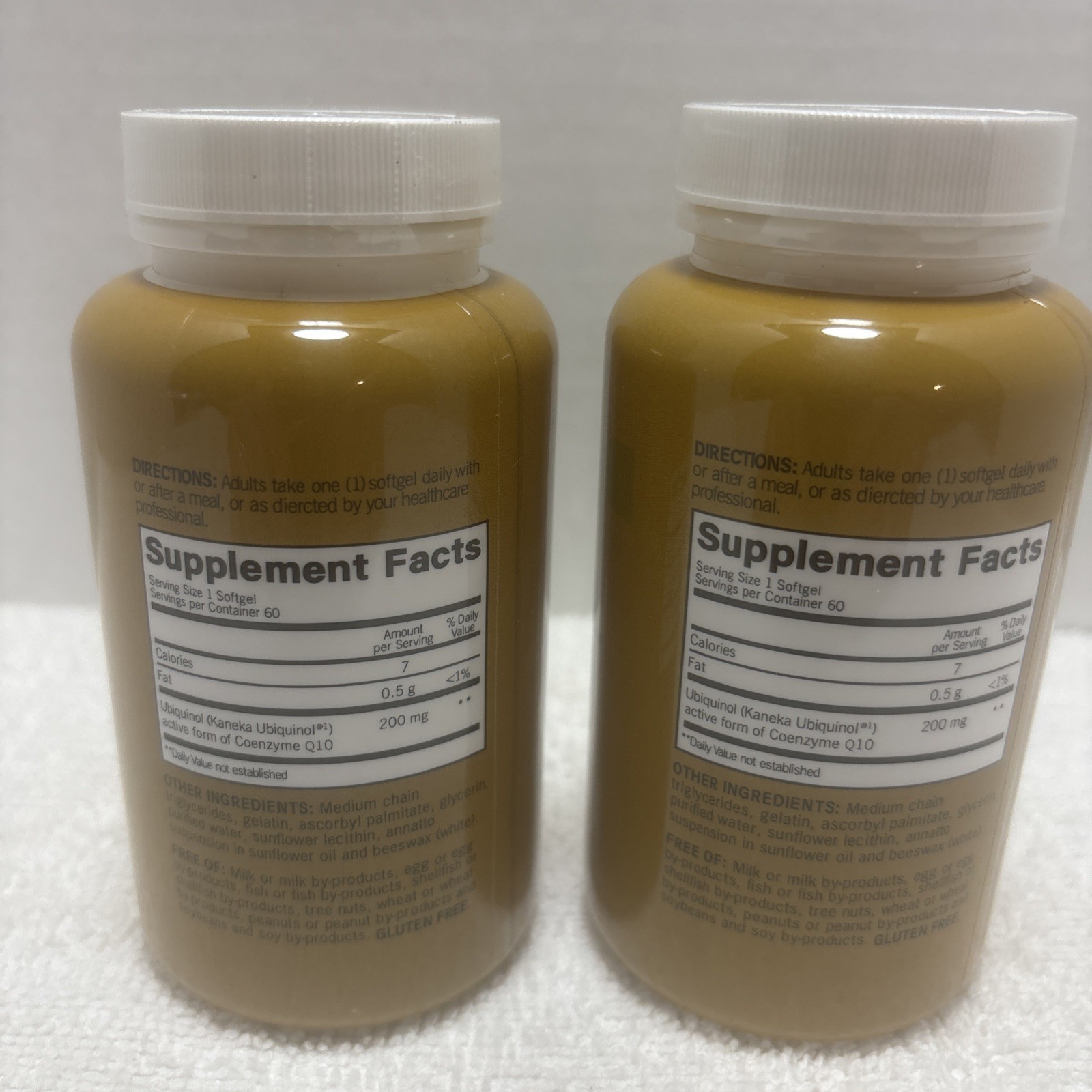 (2) Qunol Ubiquinol CoQ10 200mg Softgels 60 ct Exp 08/2026