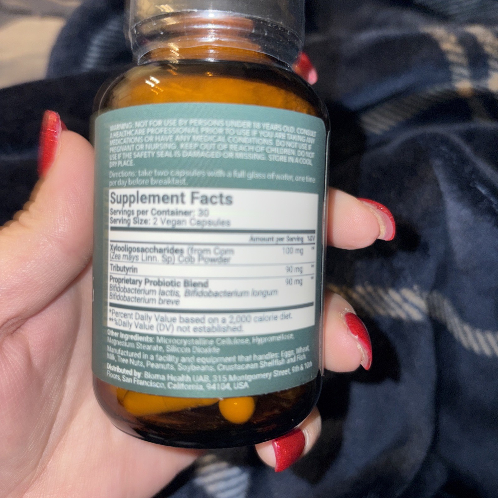 Bioma Probiotics For Digestive Health 3 in 1 Gut Health Formula 60 Capsules NEW