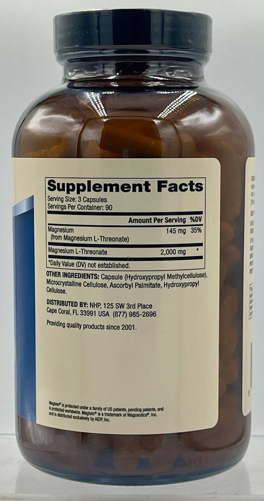 Dr. Mercola Advanced Magnesium L-Threonate Supplement 270 Caps EXP 12/2027