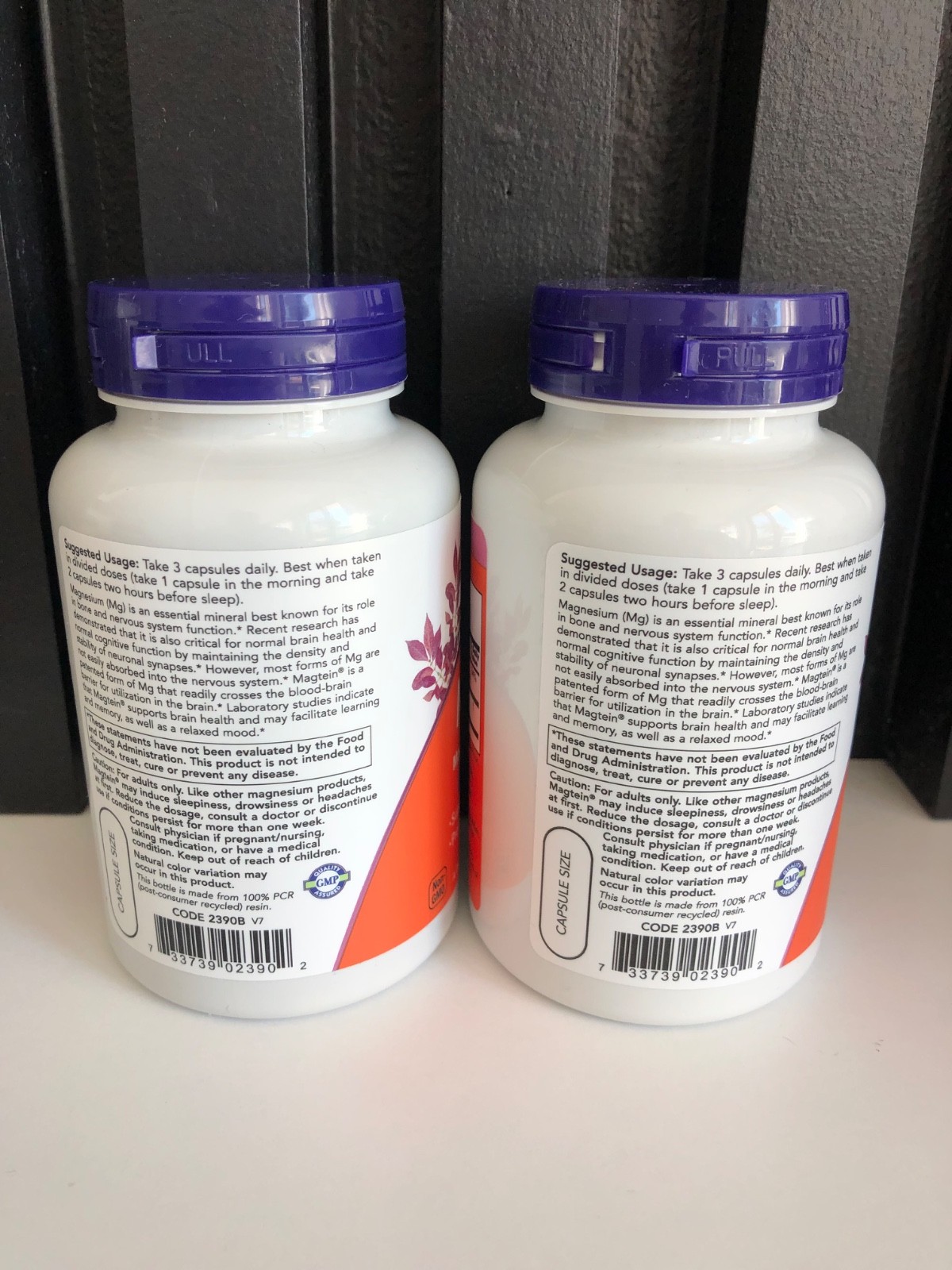 Neuro-Mag Magnesium L-Threonate from 2000mg Magtein 2X90 2 Pack (180c)