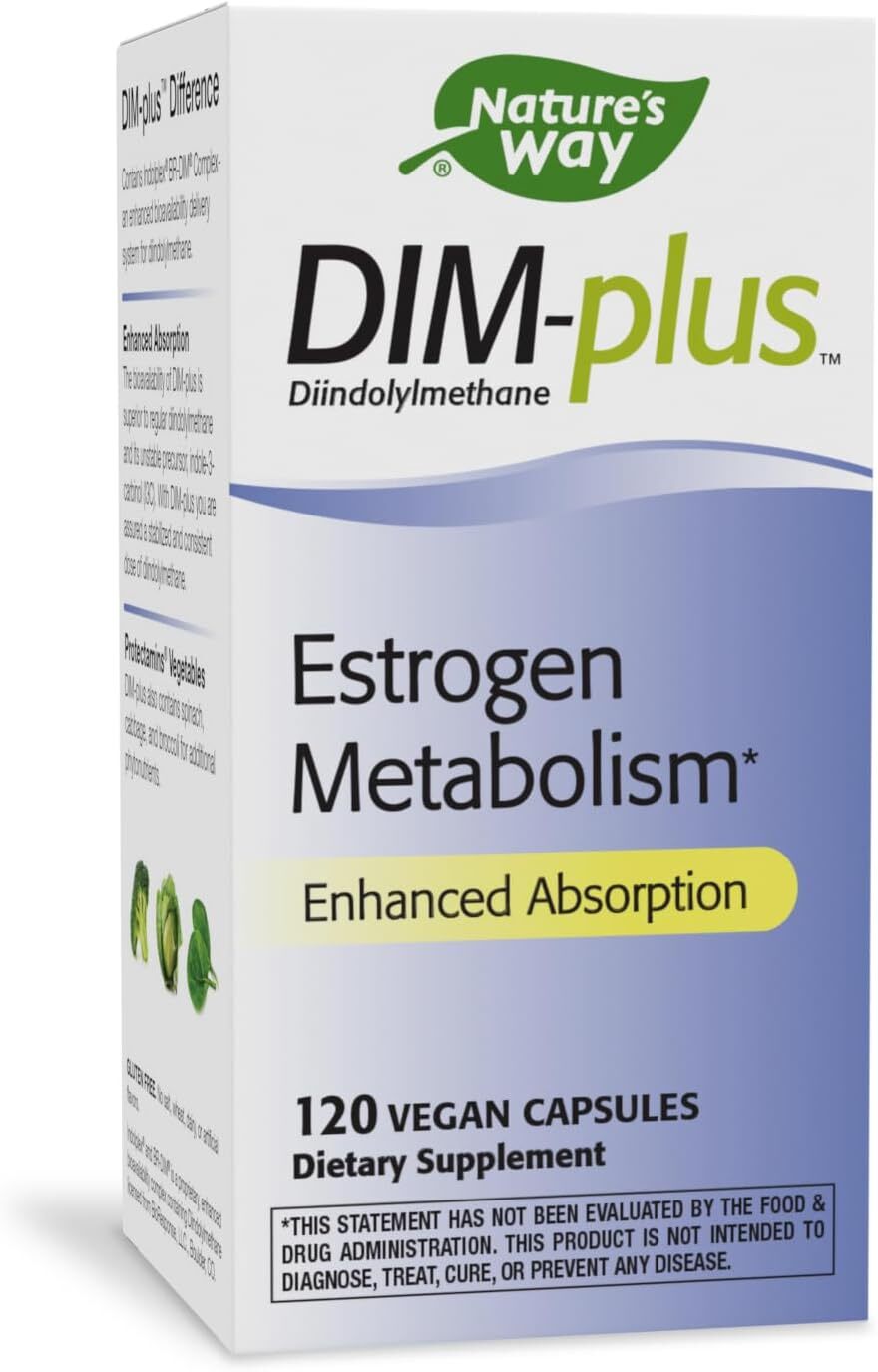 Nature’s Way DIM-Plus, Supports Balanced Estrogen Metabolism, Diindolylmethane