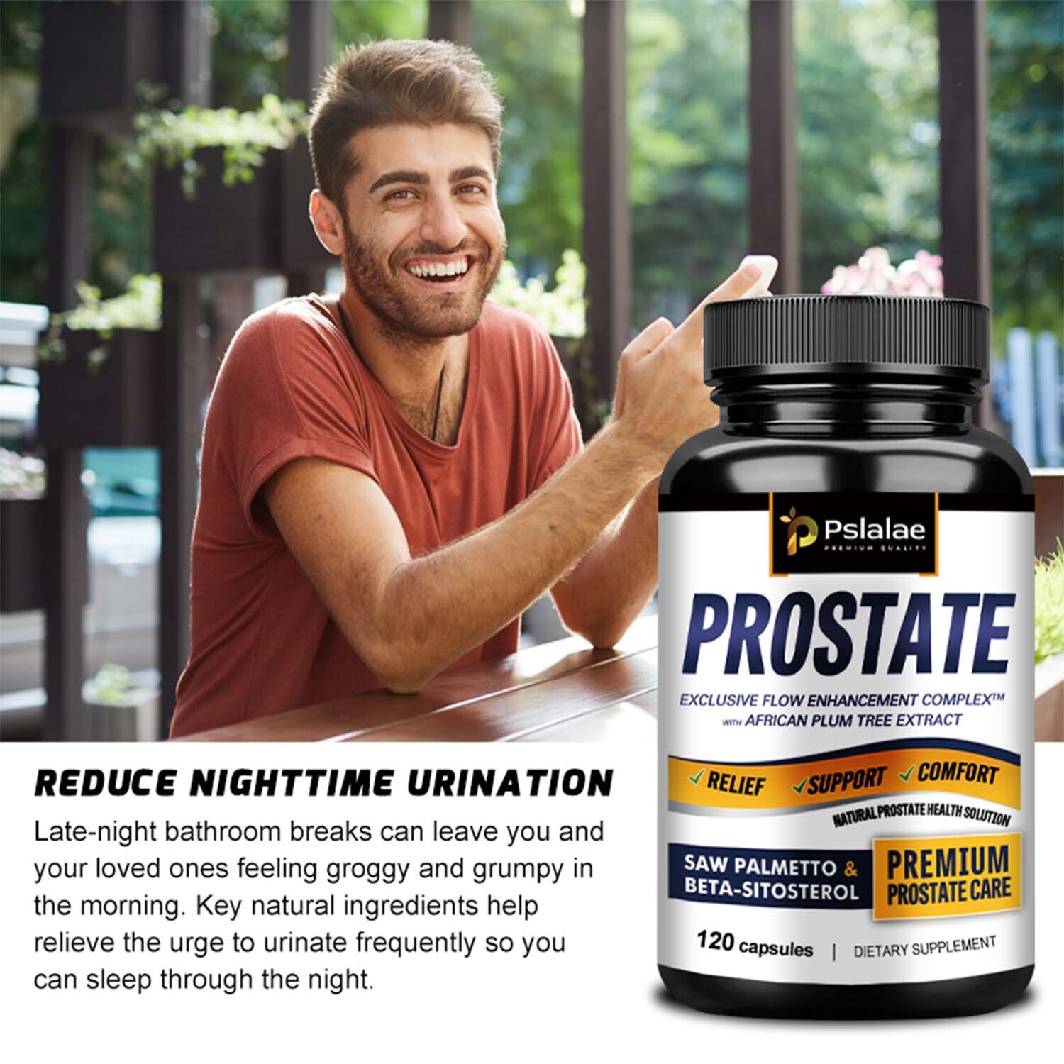 Prostate – Natural Advanced Prostate Support -with Saw Palmetto, Stinging Nettle