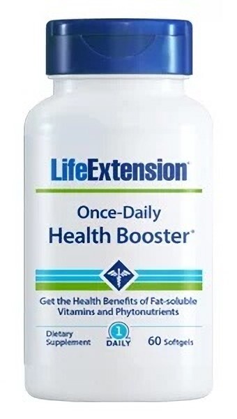 TWO PACK MEGA SALE Life Extension Once-Daily Health Booster 60 gels SAVE $24