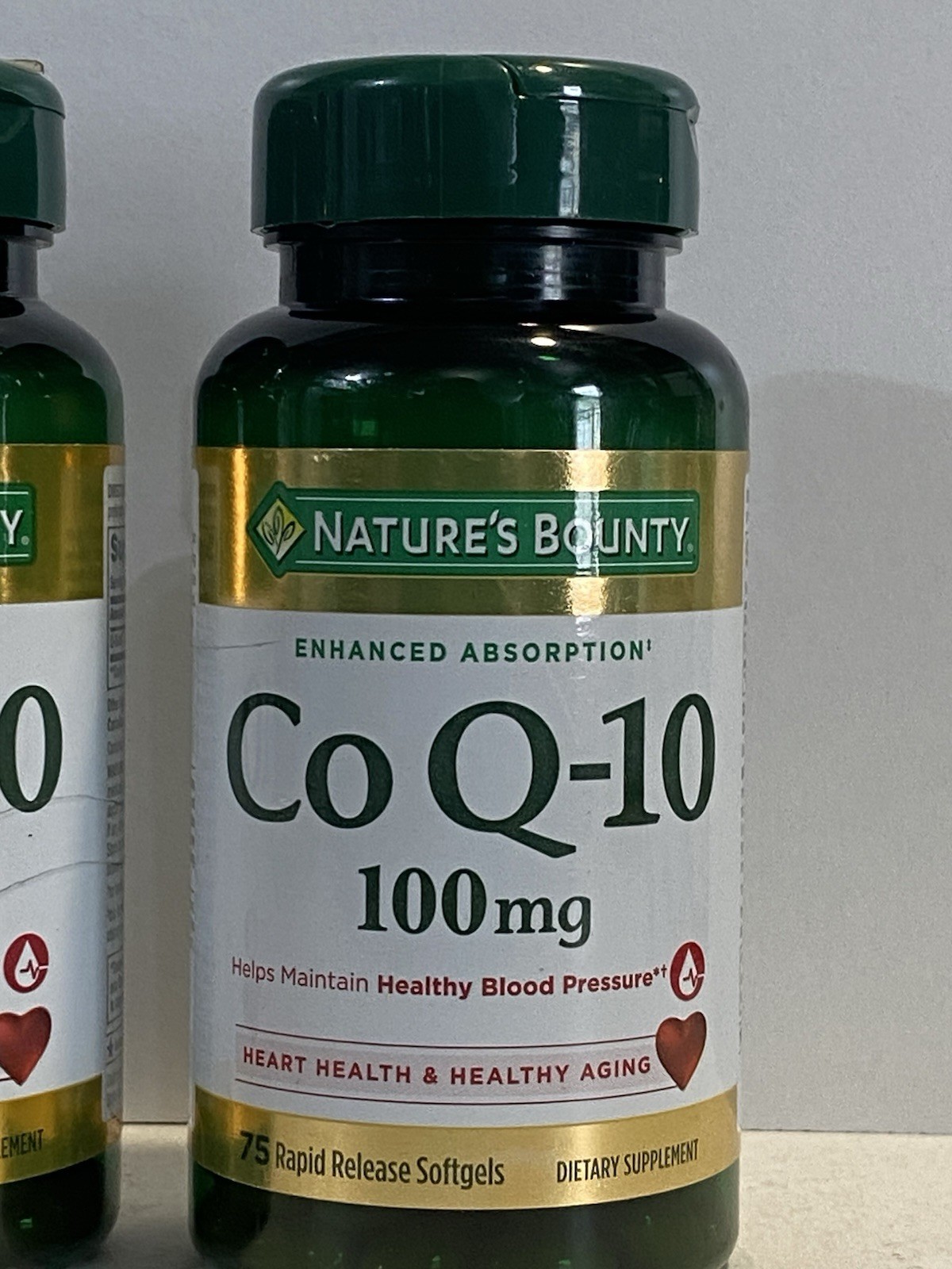 Lot of 5 ~ Nature’s Bounty ~ CoQ10 100 mg ~ 75 Rapid Softgels ~ Exp 05/2027+