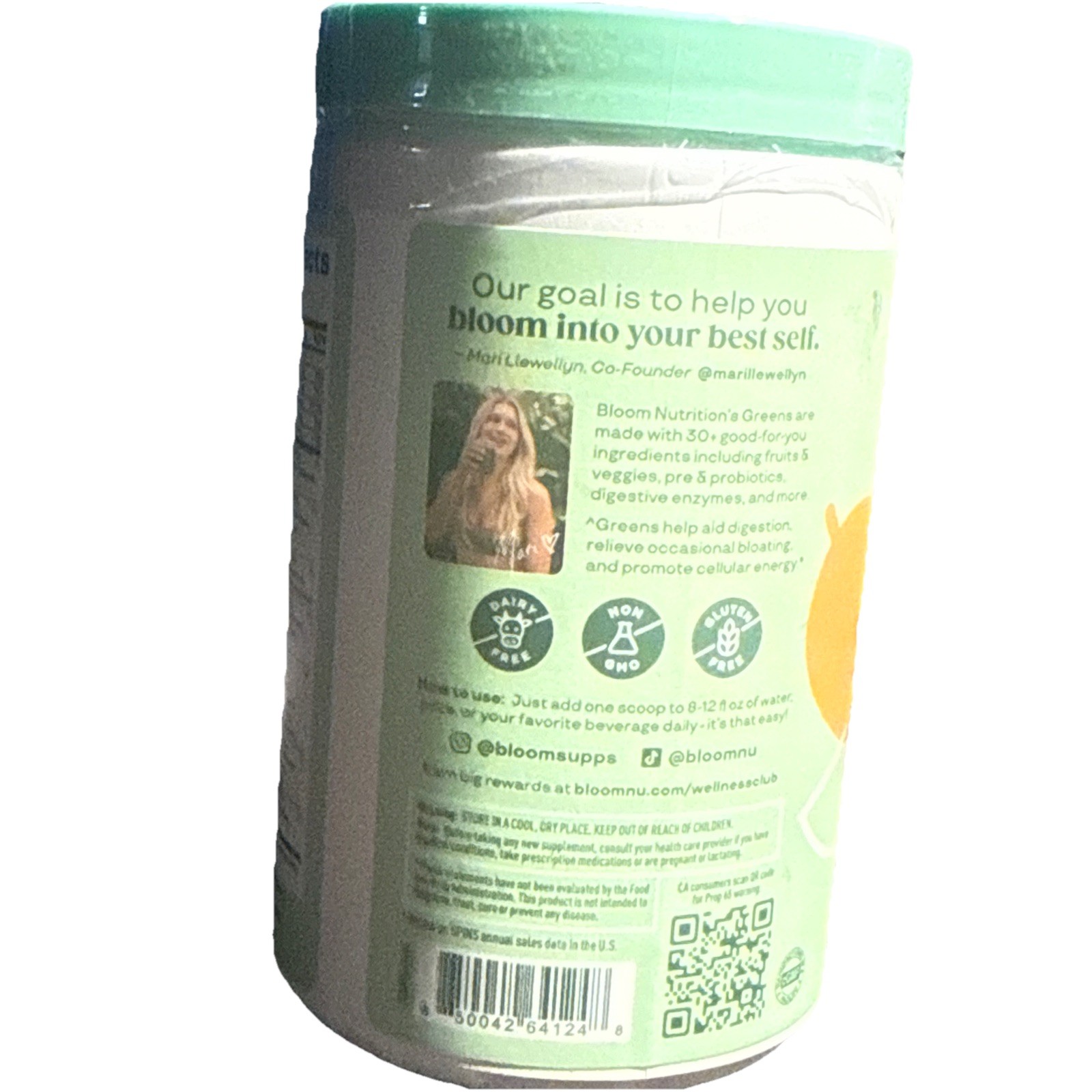 Bloom Greens & Superfoods for Digestion Bloating Energy Mango 4.99 OZ 1/2027