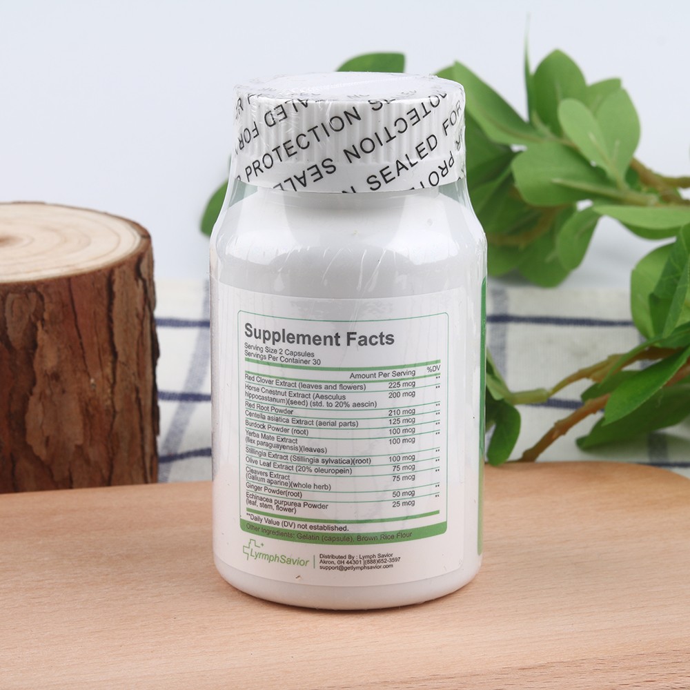 Enhanced Lymph Savior Innovative Lymphatic Health Support Dietary Supplement 60
