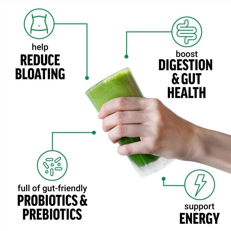 NEW Force Factor Smarter Greens Daily Wellness Powder, Superfood Powder