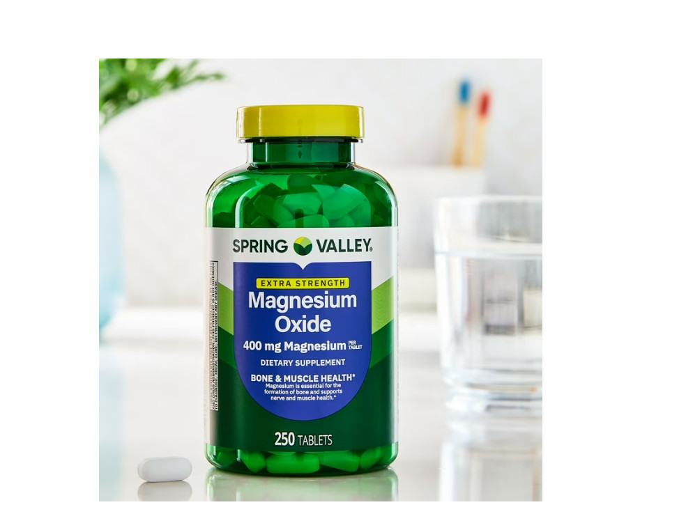 2 PACK Spring Valley Magnesium Bone & Muscle Health Dietary Supplement Tablets