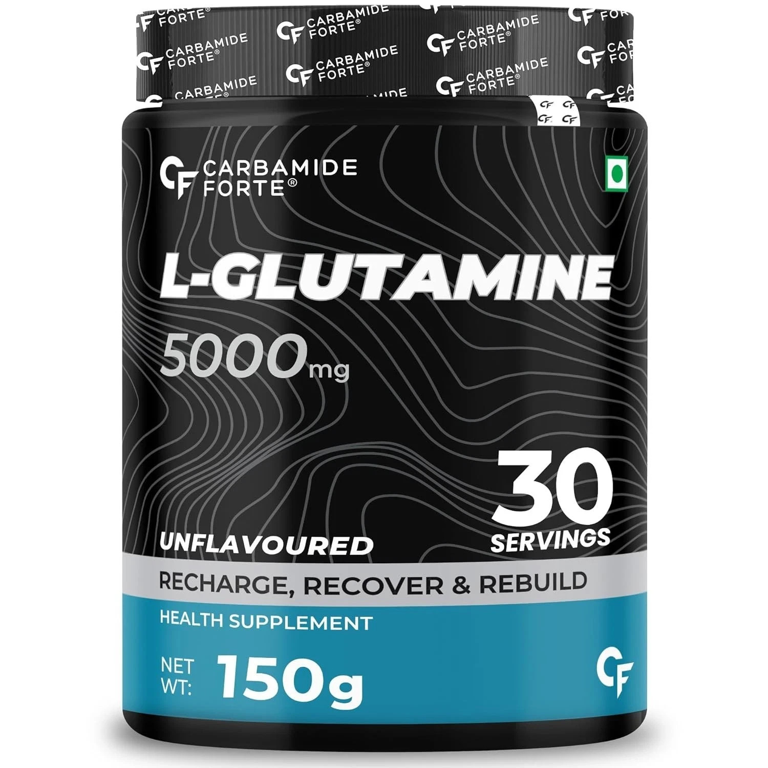 Carbamide Forte L Glutamine Supplement for Men Muscle Recovery 150gm Unflavoured