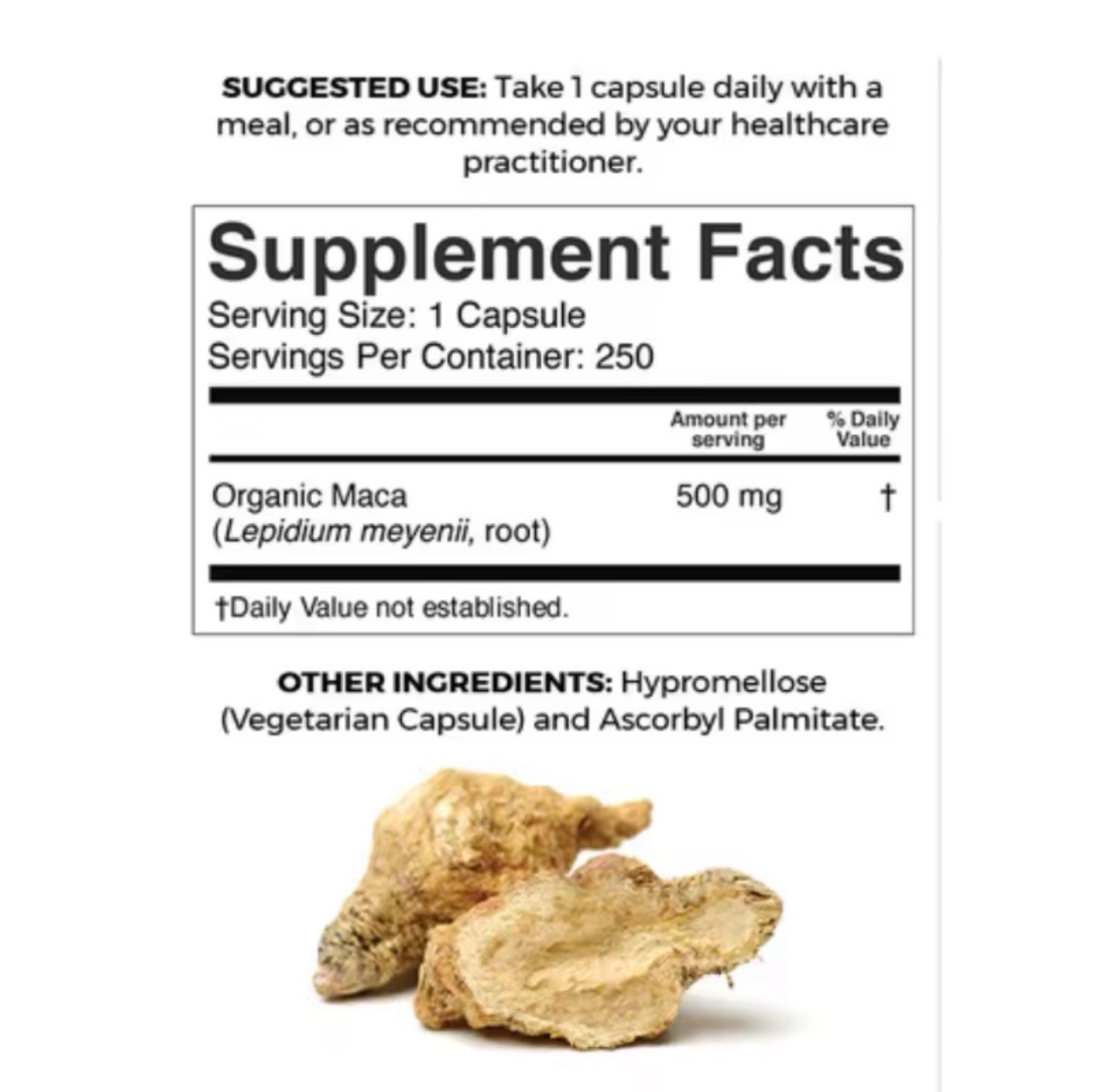 Maca Root Capsules, Sex Booster, Testosterone Booster, Male Performance.