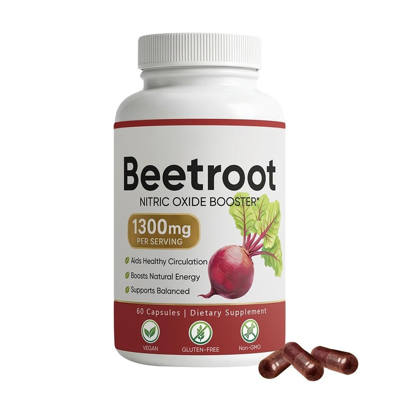 1 PACK Lemeli Beetroot – 1300mg, Lemeli Beet Root Supplement 60 Capsules