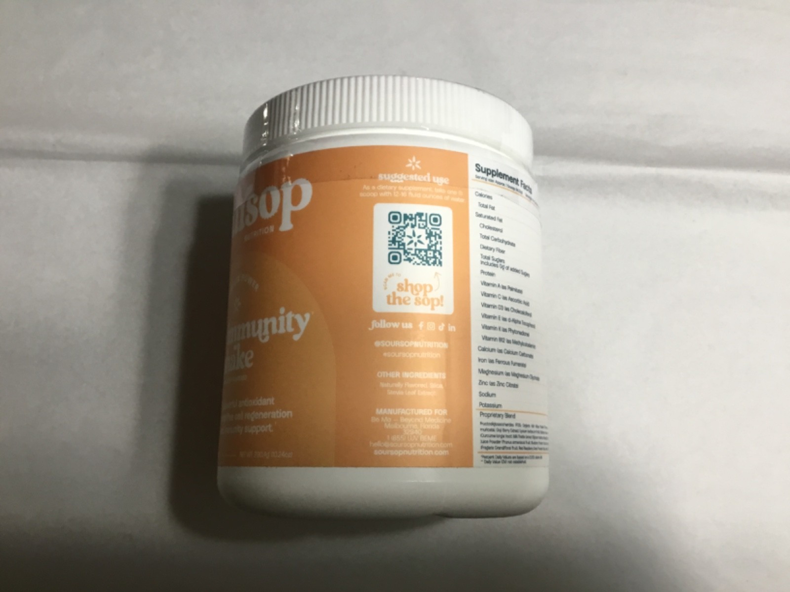 NEW Sealed Soursop Nutrition Pumpkin Power Shake Cell + Immunity Exp. 12/2025
