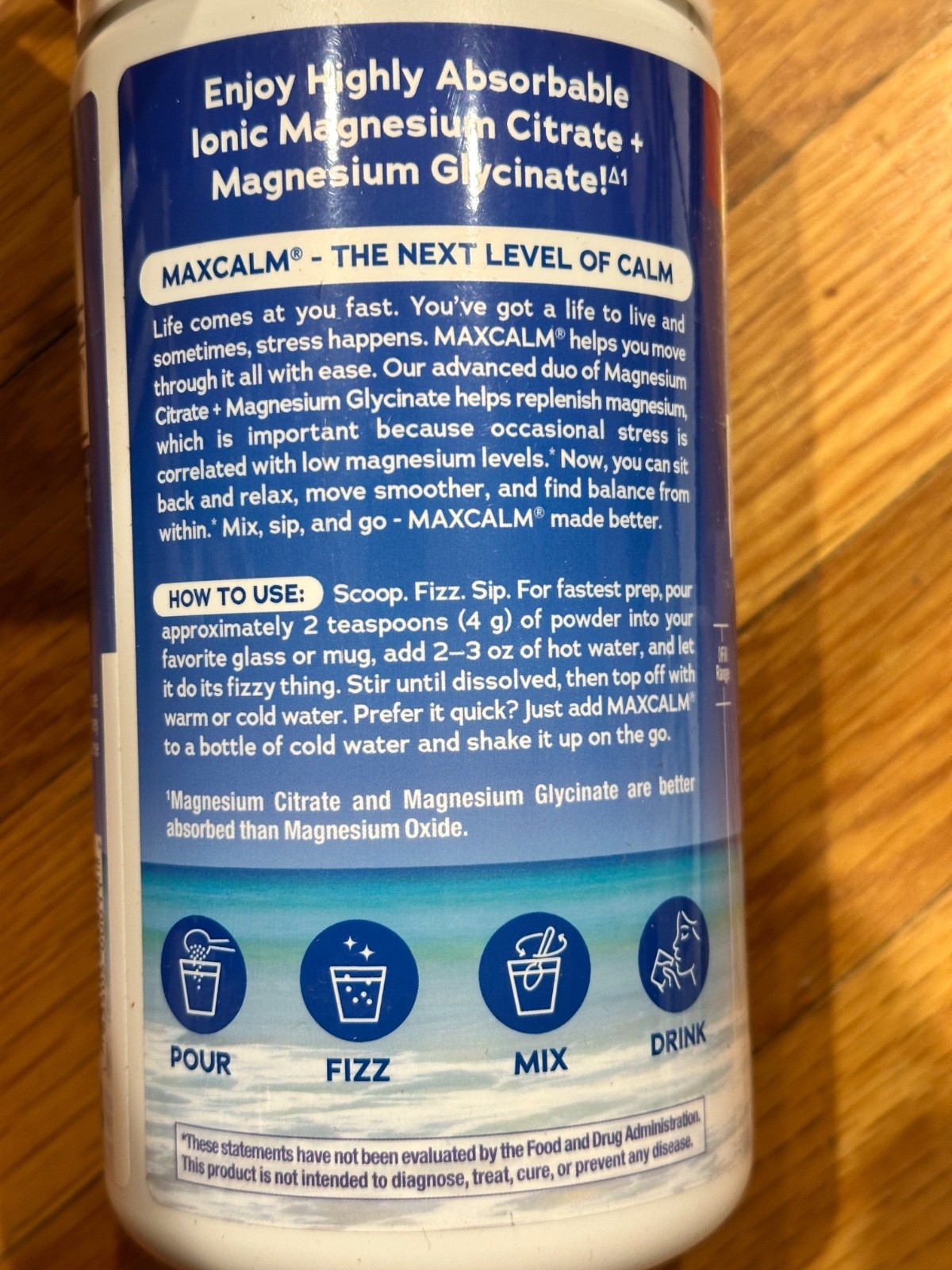 Natural Vitality CALM Magnesium Raspberry Lemon 16 oz, EXP 03/2029