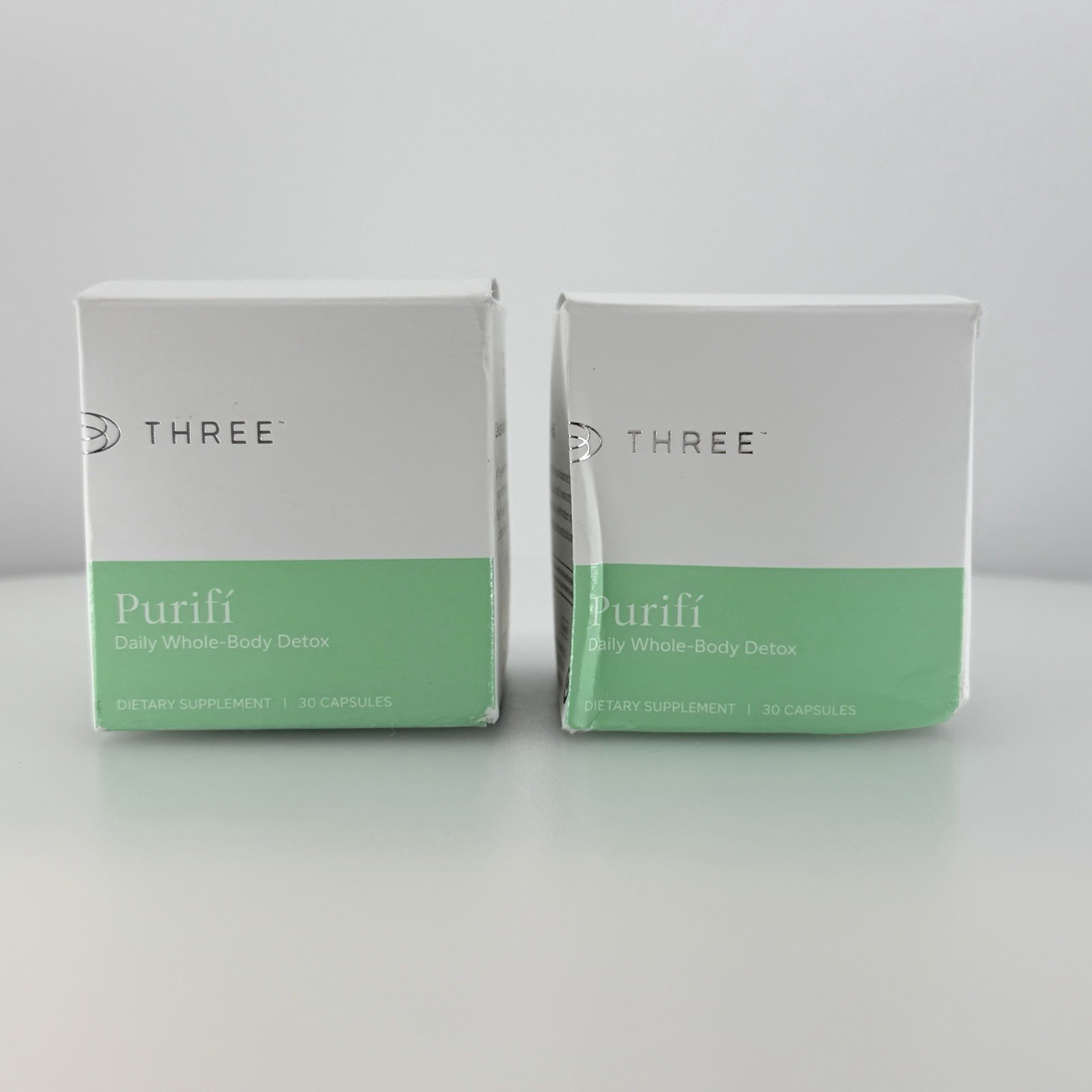 2 PACK Purifí Daily Whole-Body Detox Proactive Wellness Supplement Three iii