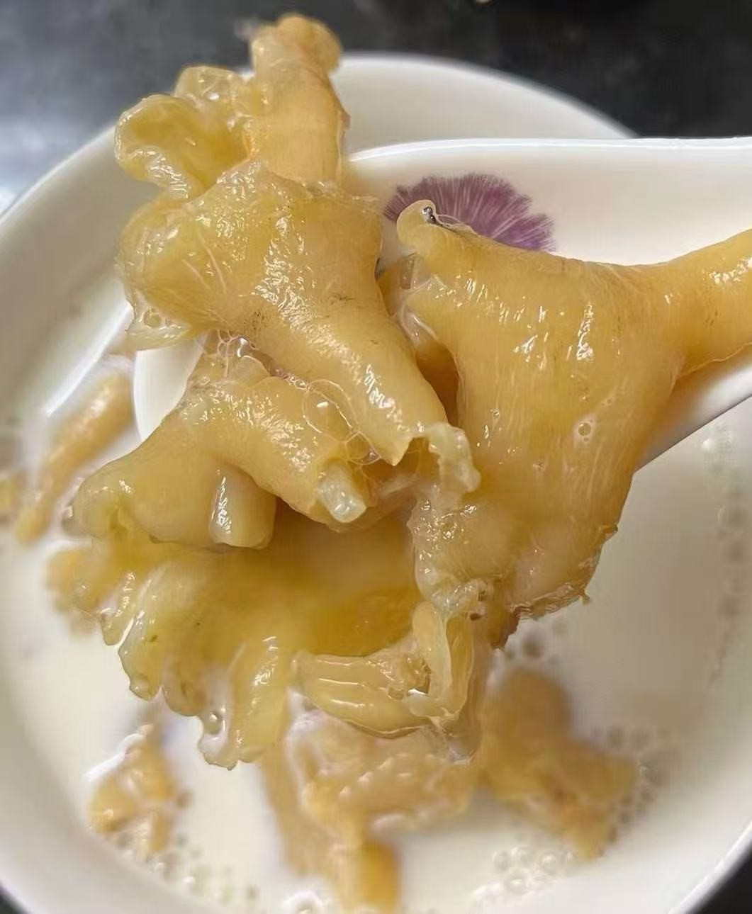 1磅装挪威鳕鱼胶 1LB/Bag Size M Dried Norwegian Cod Maw wild caught fish maw-U.S Seller