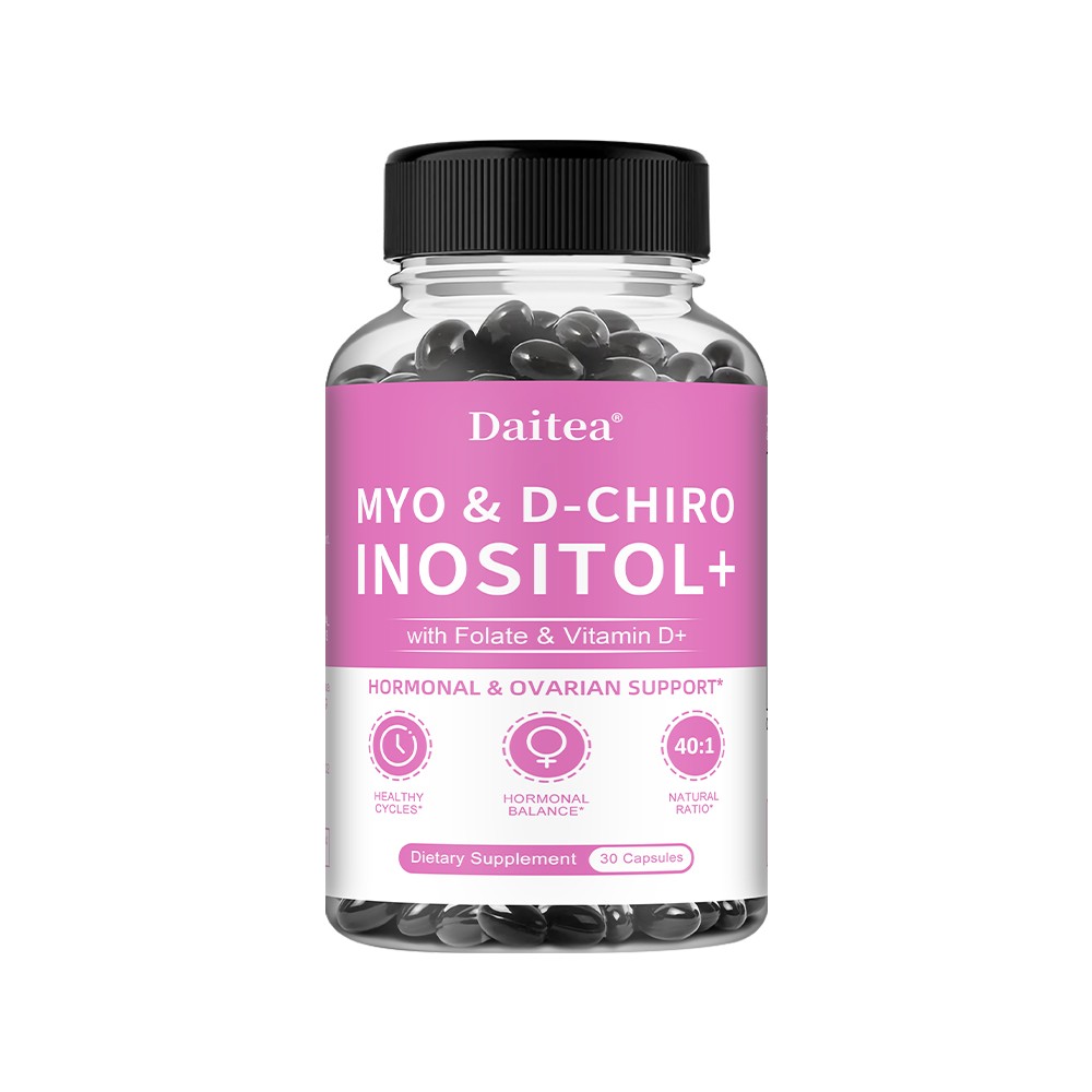 Myo Inositol & D-Chiro Inositol for Women 2050mg, 30/60/120 Capsules
