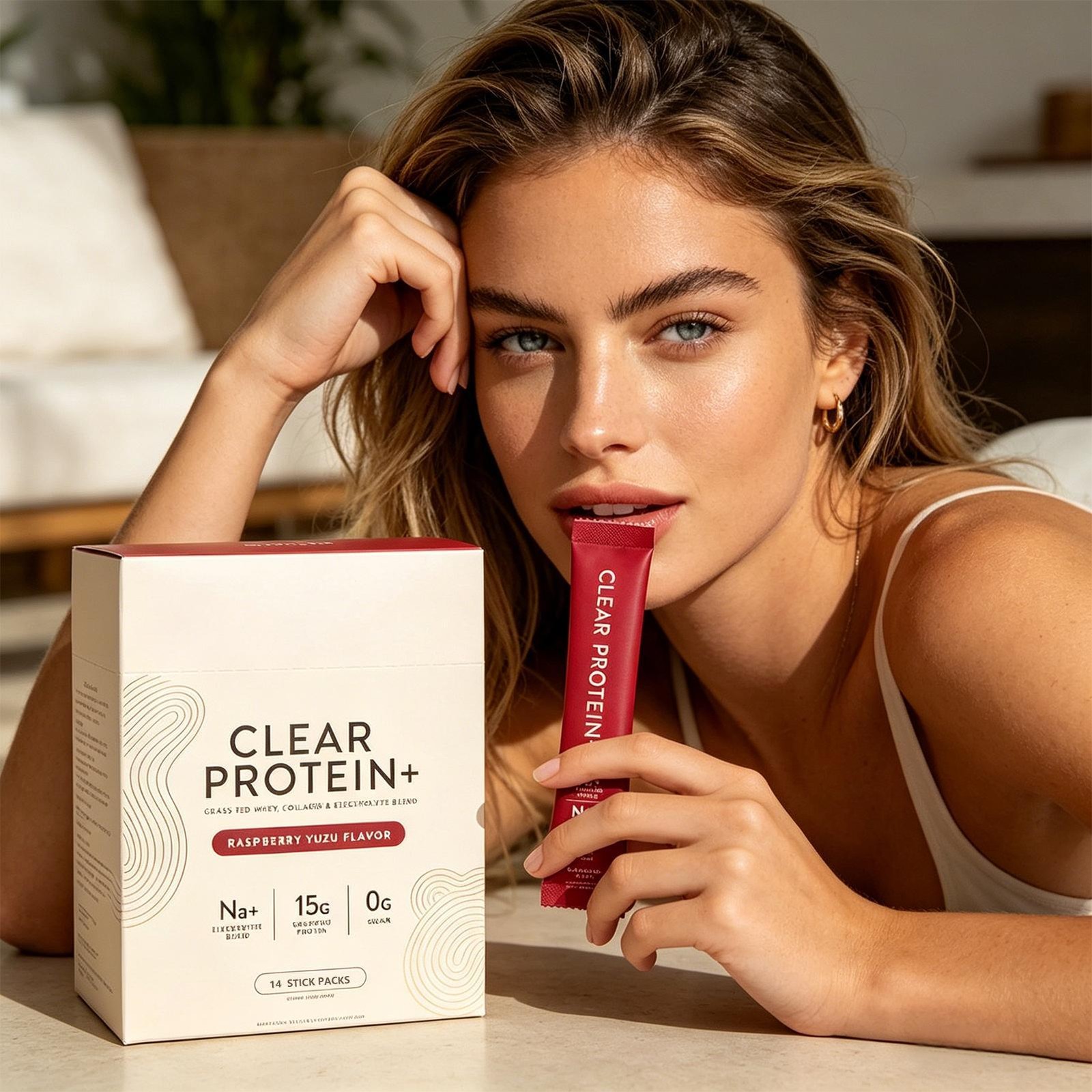 Protein Clear Plus 15g Grass-Fed Raspberry Yuzu 20Ct Zero Sugar 14Pack