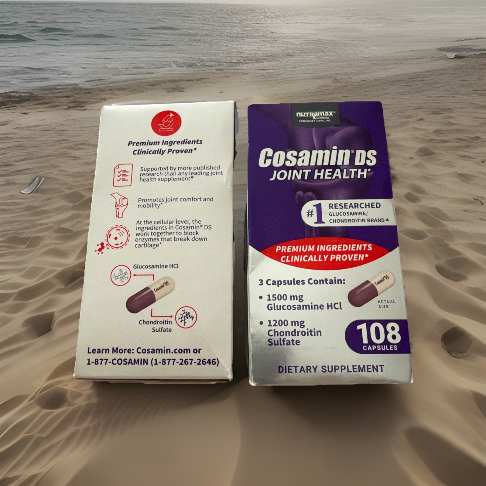 Cosamin DS Joint Health Dietary Supplement 2 Boxes – 216 Capsules. Exp 12/29+
