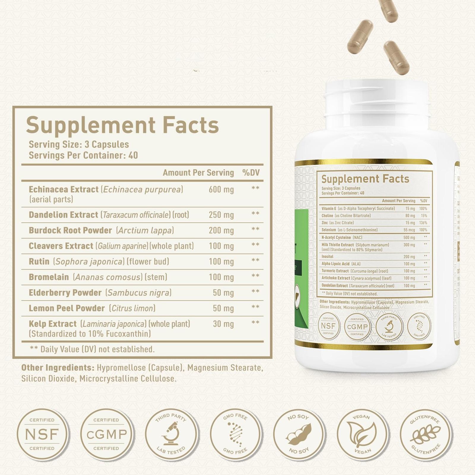 Cleanse Liver Detox & Repair – Milk Thistle Supplement , with Silymarin