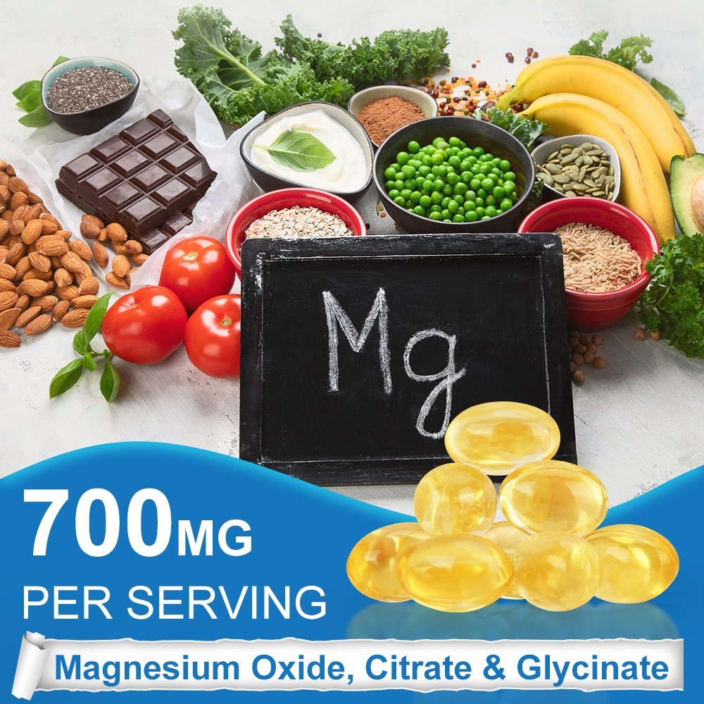 Magnesium 12 in 1 Complex 700mg – Glycinate Citrate Malate Taurate Daily Support