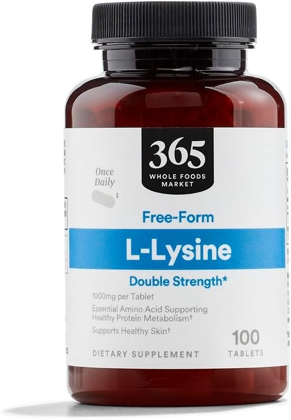 L-Lysine Double Strength — Supports Healthy Skin & Tissue