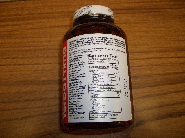 Yerba Prima Prebiotic Colon Care, 180 Capsules 180 Capsules Exp 8/2028