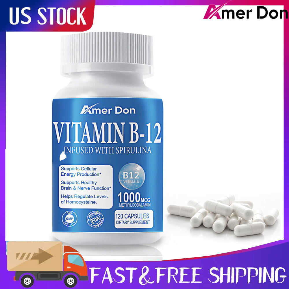 Vitamin B12 1000mcg High Strength B12 Methylcobalamin – 120 Vegetarian Tablets