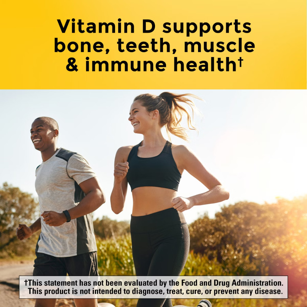 Nature Made Vitamin D3 K2 Gummies, Vitamin D 5000 – 50ct
