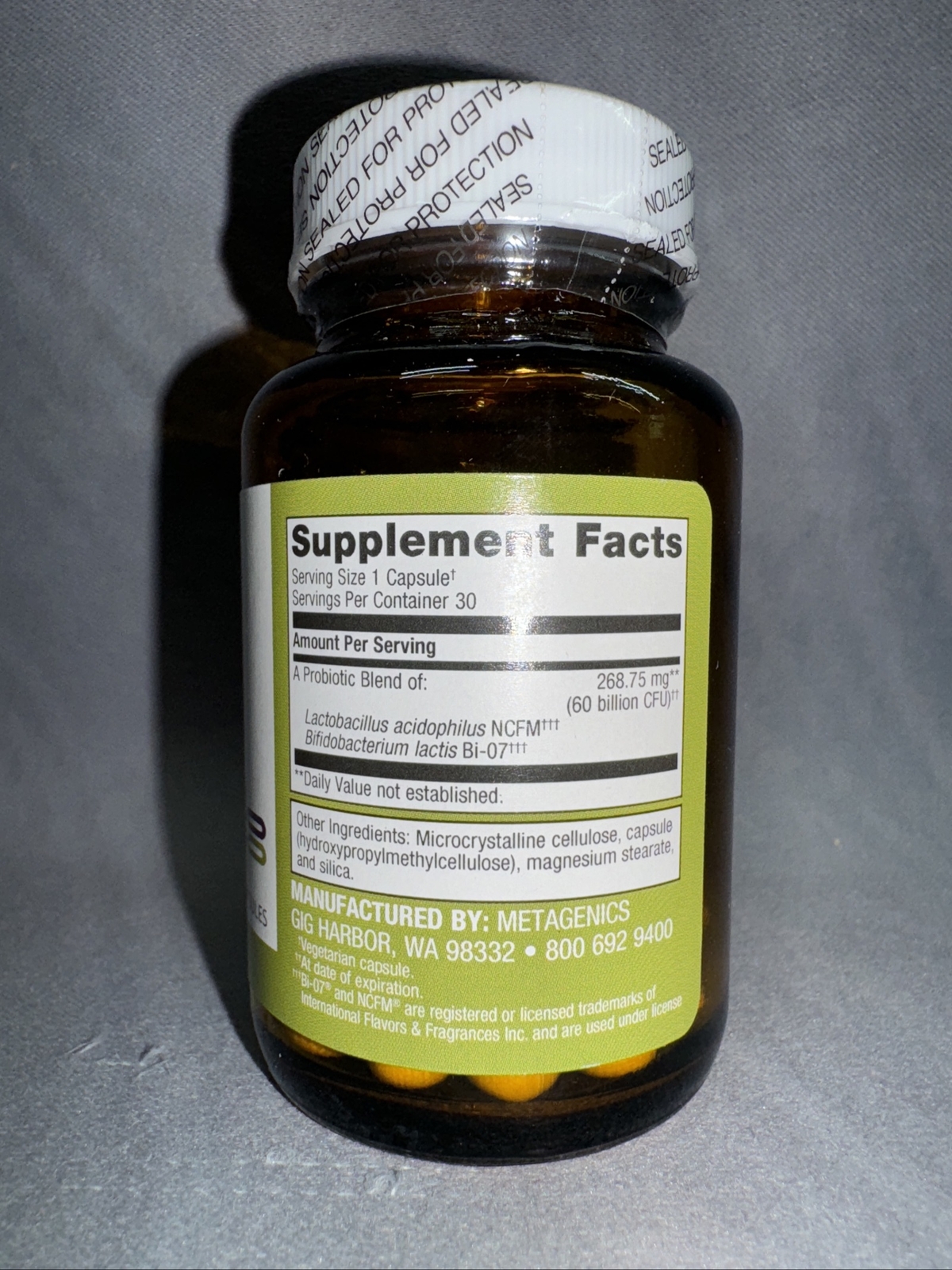 SEALED-Metagenics UltraFlora IB Supplement, 30 Capsule’s***FAST FREE SHIPPING***