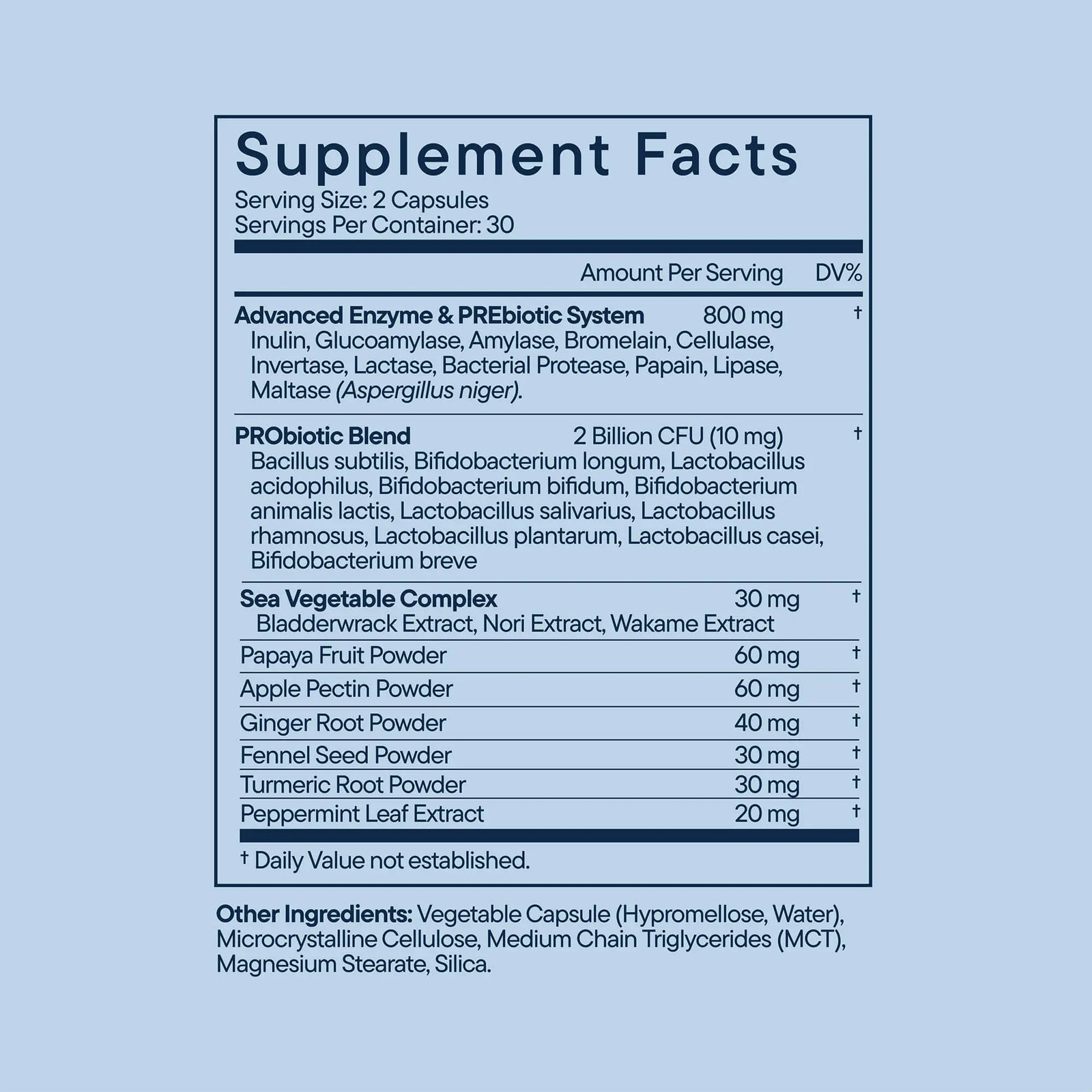 Zenwise Digestive Enzymes with Probiotics and Prebiotics for Gut Health and Bloa