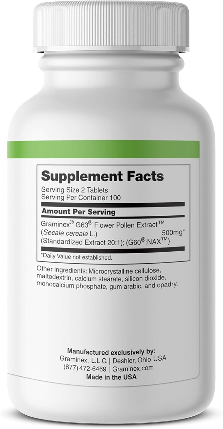 PollenAid Prostate Supplement: All Natural Prostate Support for Bladder Contr…