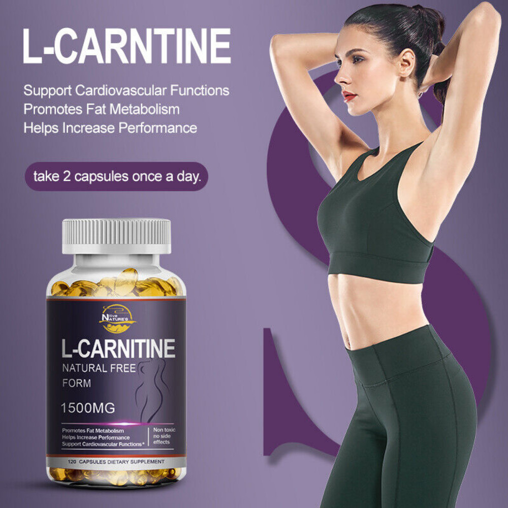 L-Carnitine – Strong Fat Burner Weight Loss – Supports Natural Energy Production
