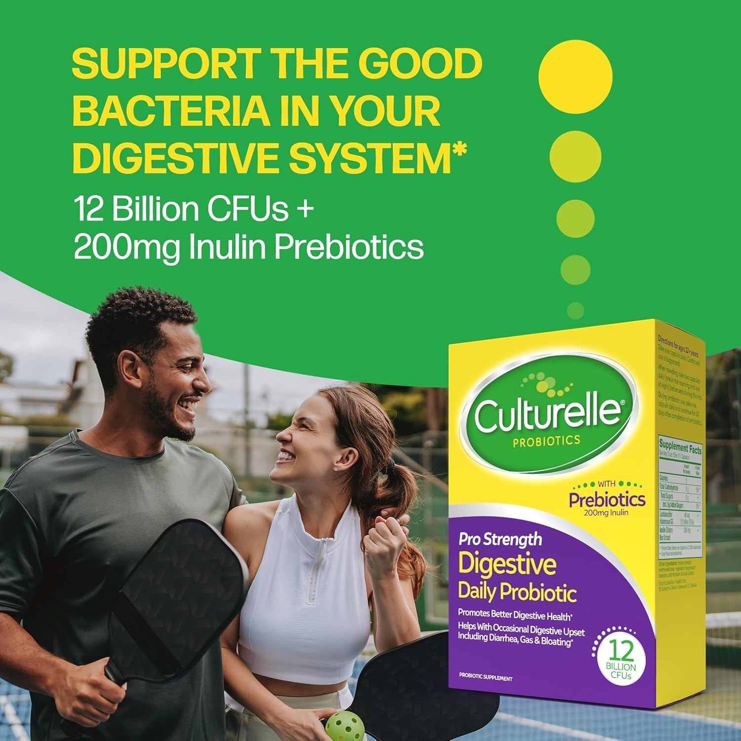 Daily Probiotics for Adults – 12 Billion CFUs with No Refrigeration Required