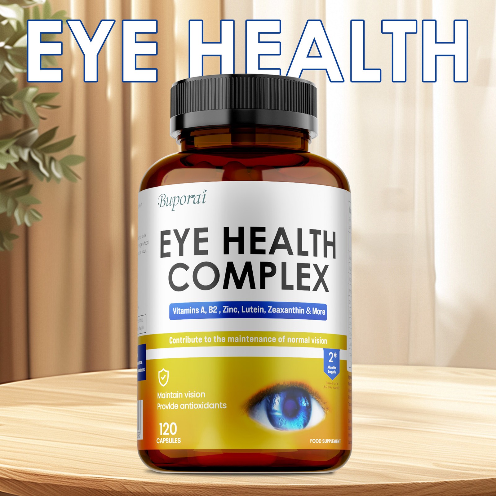 Eye Health Complex 240pcs – Reduce Fatigue and Dry Eyes, Improve Visual Function